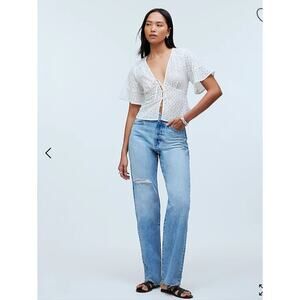 Madewell The '90s Straight Jean Size 28 Retail $128